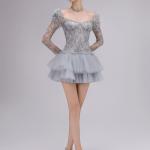 Blue Lace Mini Dress