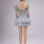 Blue Lace Mini Dress