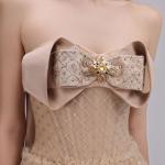 Bow-front Tulle Gown