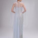 Sheer Sequin-embellished Mesh Gown