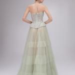 Structured Crystal-studded Corset & Layered Ball Gown