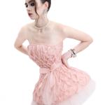 Pinky Smocked Mini Dress